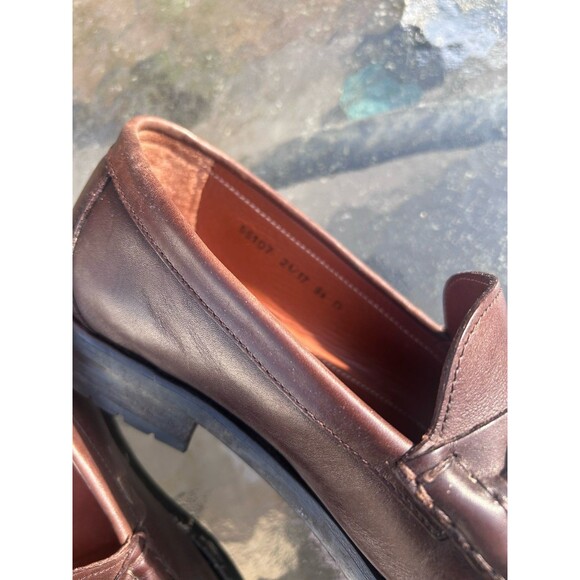Allen Edmonds AREZZO Men\'s Brown Leather Italian Equestrian Bit Loafers 9.5 main image 7